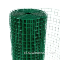 Groene PVC gecoate draadnasrol